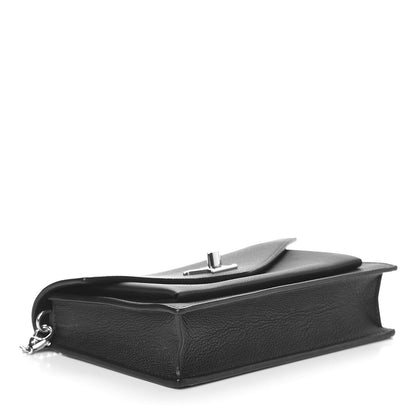 Louis Vuitton Soft Calfskin My Lockme Chain Pochette Black 4 of 8
