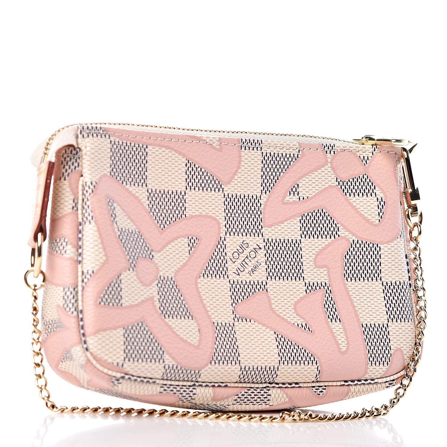Louis Vuitton Damier Azur Tahitienne Mini Pochette Accessories 3 of 8