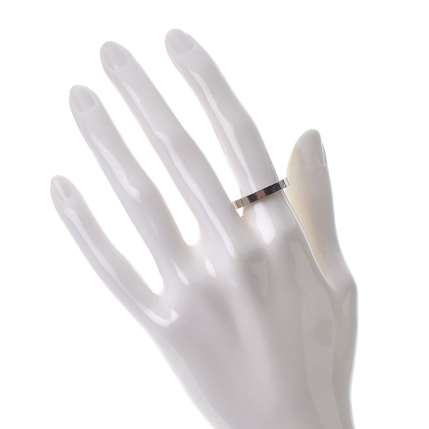 18K White Gold Lanieres Ring 52 6