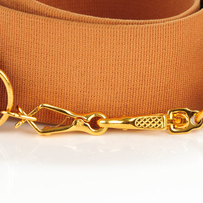 Hermes Toile Courchevel Shoulder Strap Gold 3 of 4
