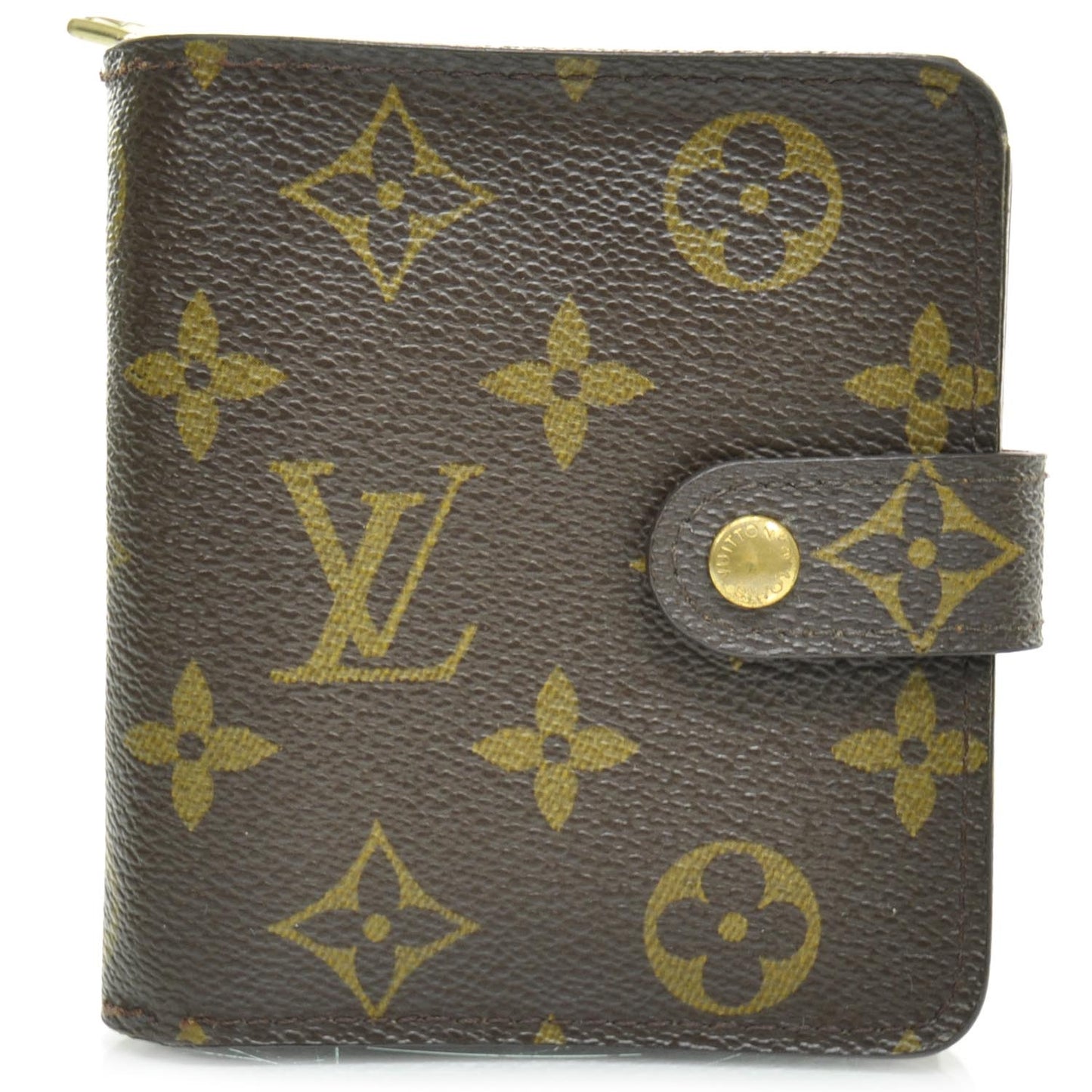 Monogram Compact Zippe Zipped Wallet