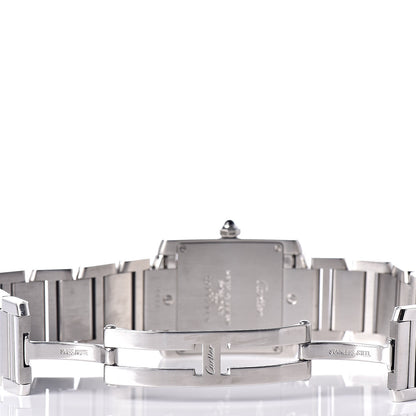 Cartier Stainless Steel 25mm Tank Francaise Quartz Watch 6 of 10