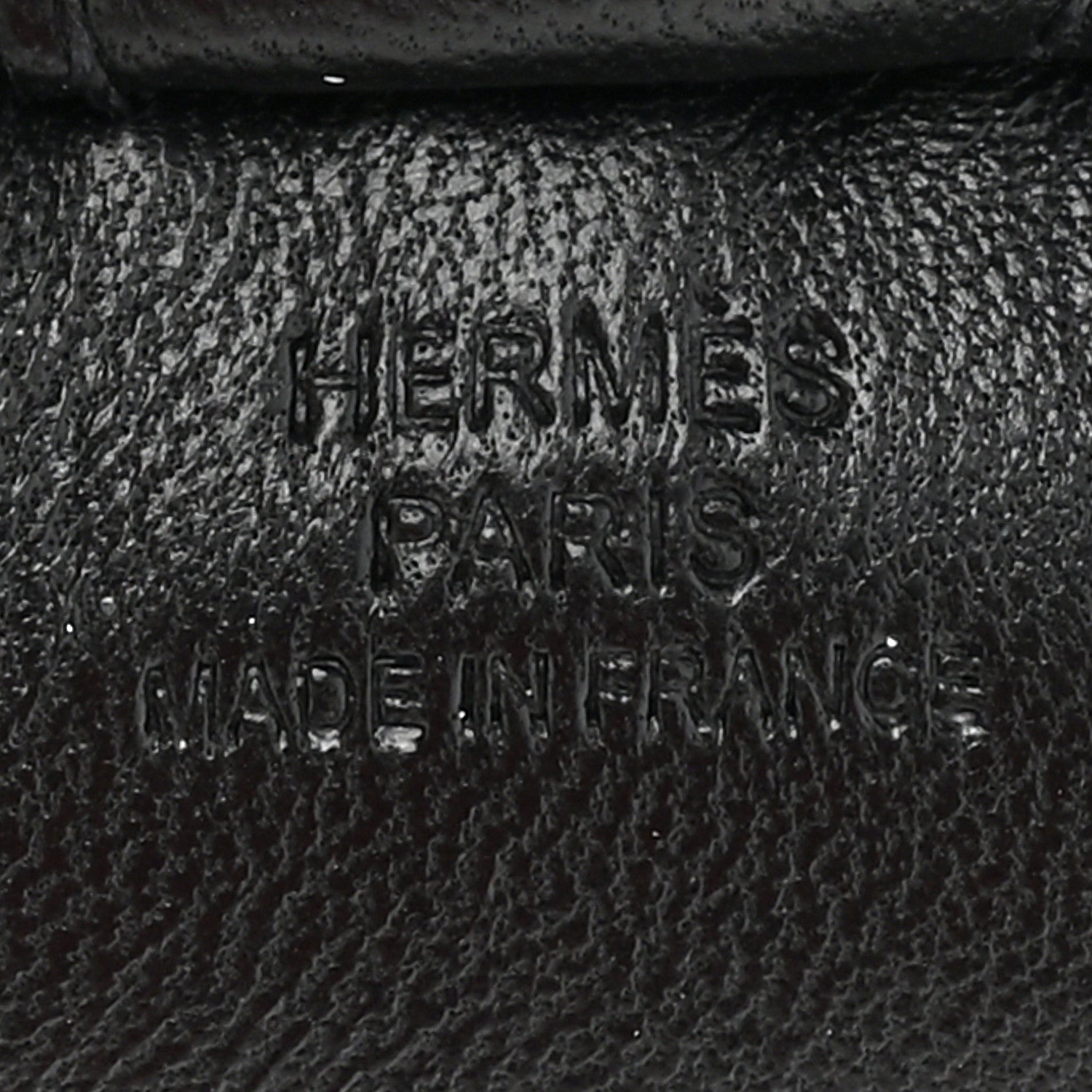 Hermes Milo Lambskin Grigri Rodeo Horse Bag Charm PM So Black 3 of 4