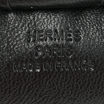 Hermes Milo Lambskin Grigri Rodeo Horse Bag Charm PM So Black 3 of 4