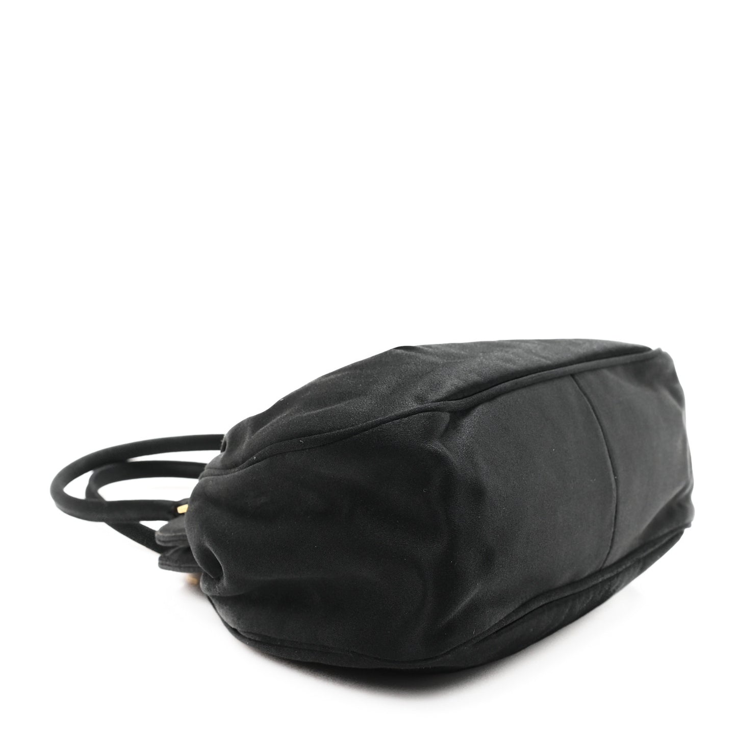 Satin Evening Bag Black