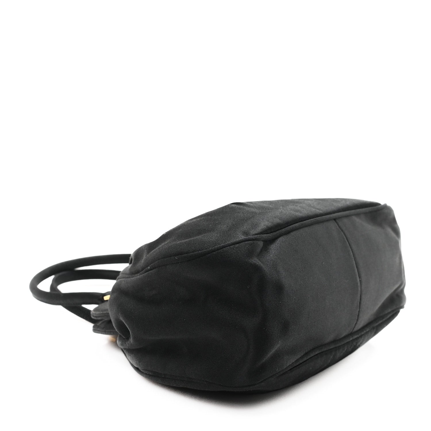 Prada Satin Evening Bag Black 5 of 10