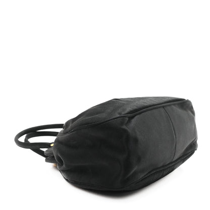 Prada Satin Evening Bag Black 5 of 10