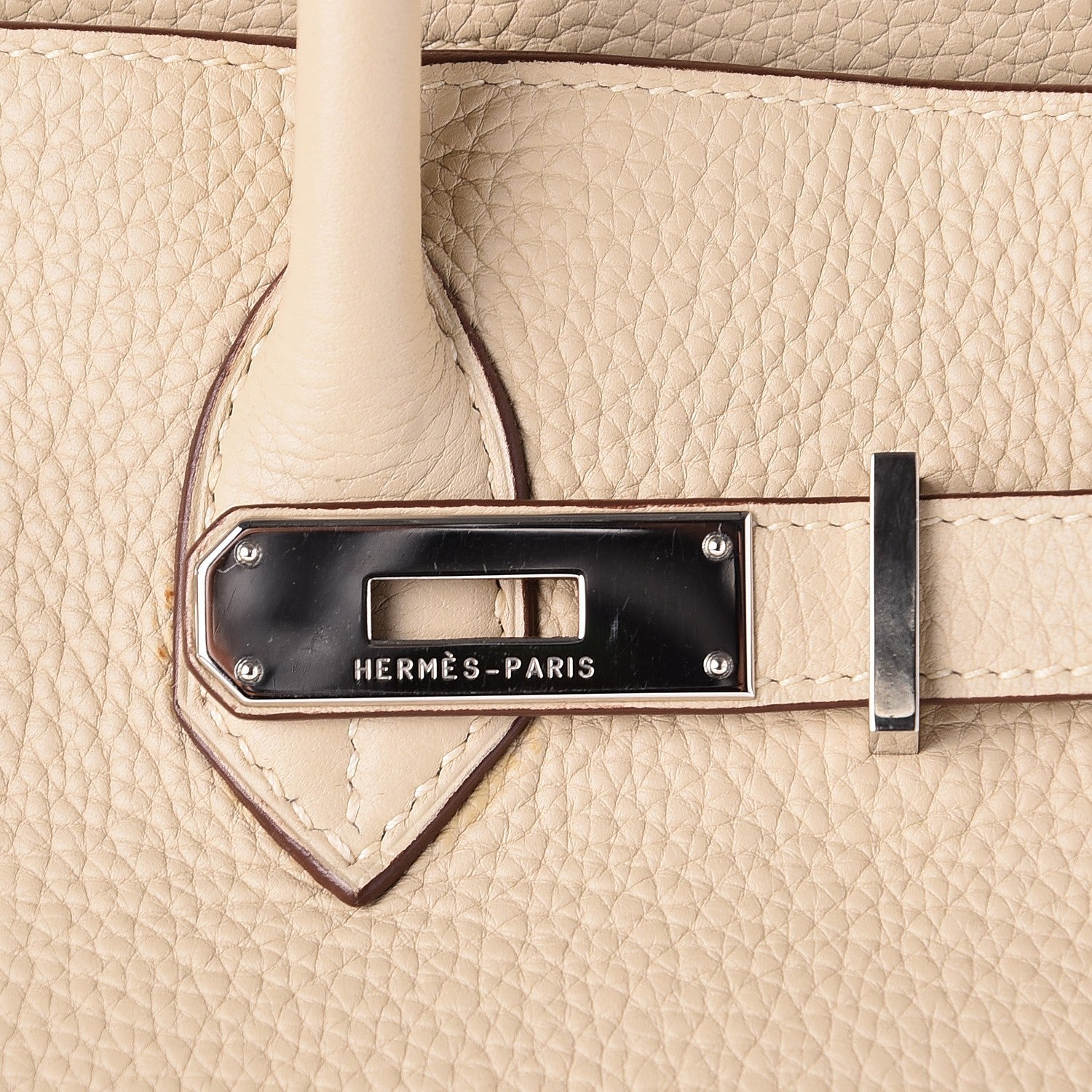 Hermes Taurillon Clemence Birkin 35 Parchemin 8 of 24