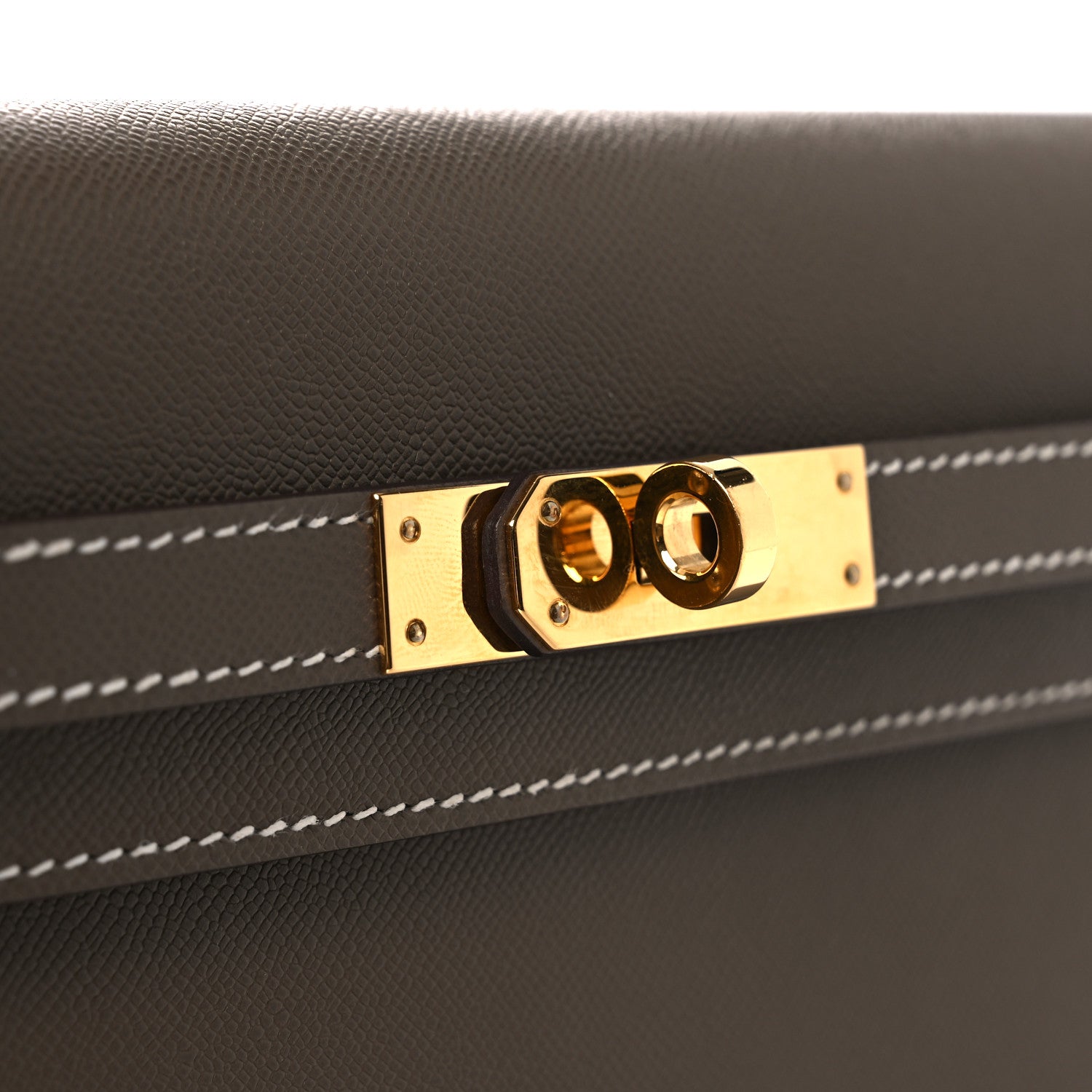 Hermes Madame Calfskin Kelly Elan Etoupe 11 of 12