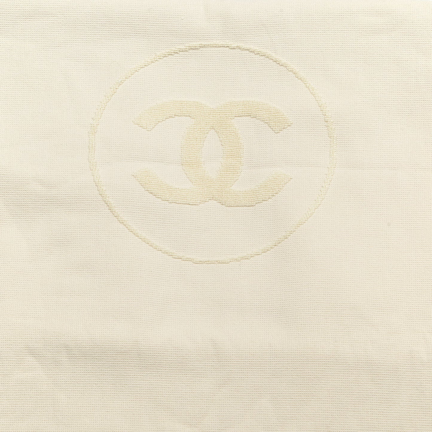 Terry Cotton CC Beach Towel Off White