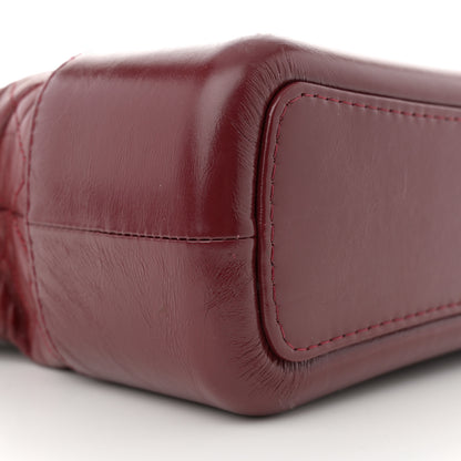 Chanel Aged Calfskin Quilted Medium Gabrielle Hobo Burgundy 9 of 13