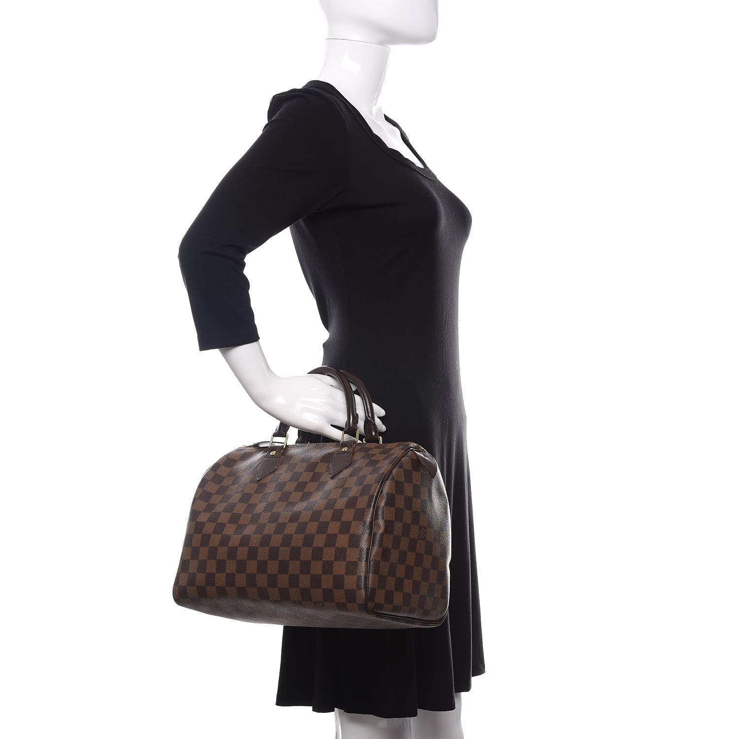 Louis Vuitton Damier Ebene Speedy 30 2 of 10