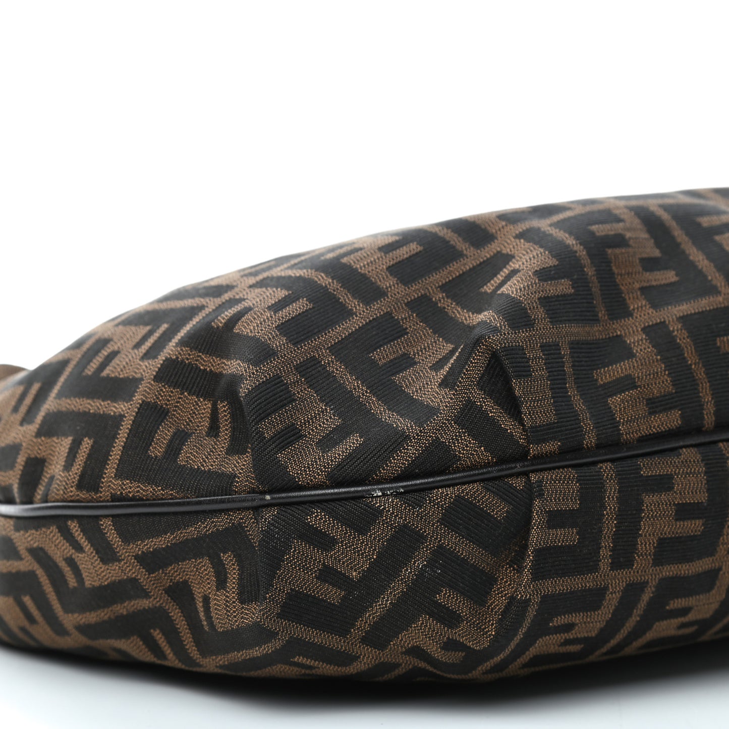 Zucca Small Chef Chain Hobo Tobacco