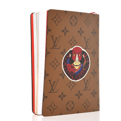 Louis Vuitton Reverse Monogram Kabuki Stickers Clemence Notebook 3 of 6