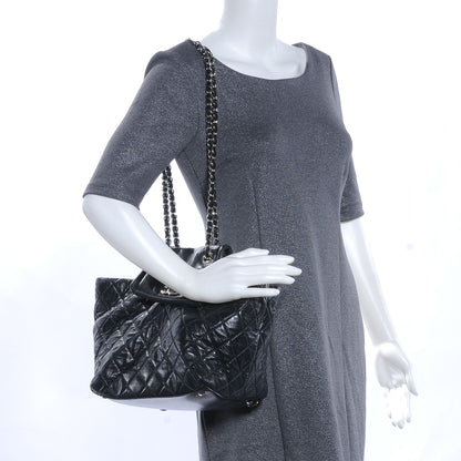 Chanel Lambskin Quilted Beijing Backpack Bag Black 2 of 7