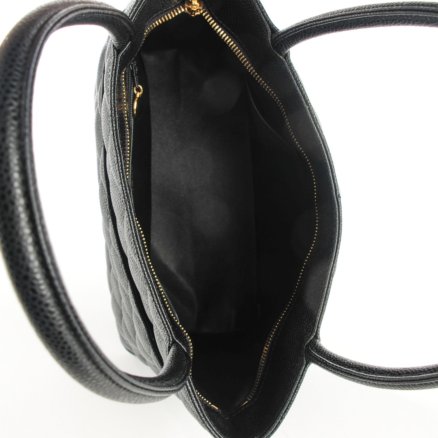 Chanel Caviar Quilted Medallion Tote Black 7 of 8