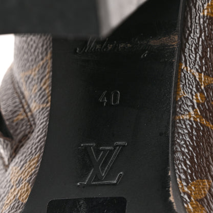Louis Vuitton Patent Calfskin Monogram Star Trail Ankle Boots 40 Black 8 of 10
