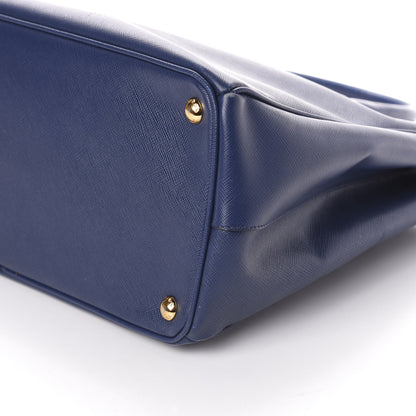 Prada Saffiano Large Galleria Double Zip Tote Bluette 9 of 9