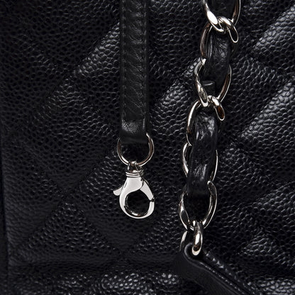 Chanel Caviar Quilted Grand Shopping Tote GST Black 7 of 10
