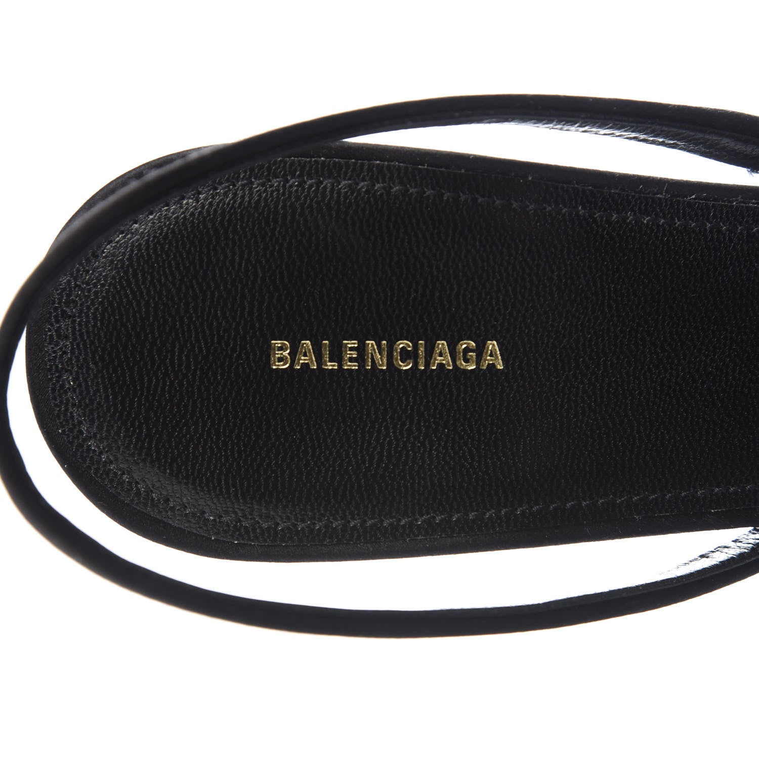 Balenciaga Satin Pointed Toe Knife Slingback Mules 41 Black 7 of 9