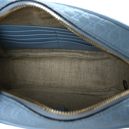 Gucci Microguccissima Mini Bree Messenger Bag Mineral Blue 5 of 9