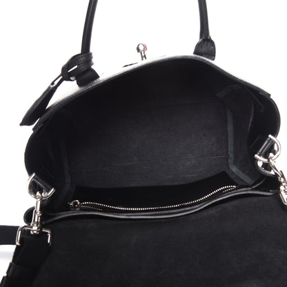 Mulberry Natural Leather Cara Delevingne Convertible Satchel Black 6 of 13