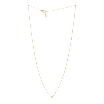 Cartier 18K Yellow Gold Diamond XS D'Amour Pendant Necklace 3 of 5
