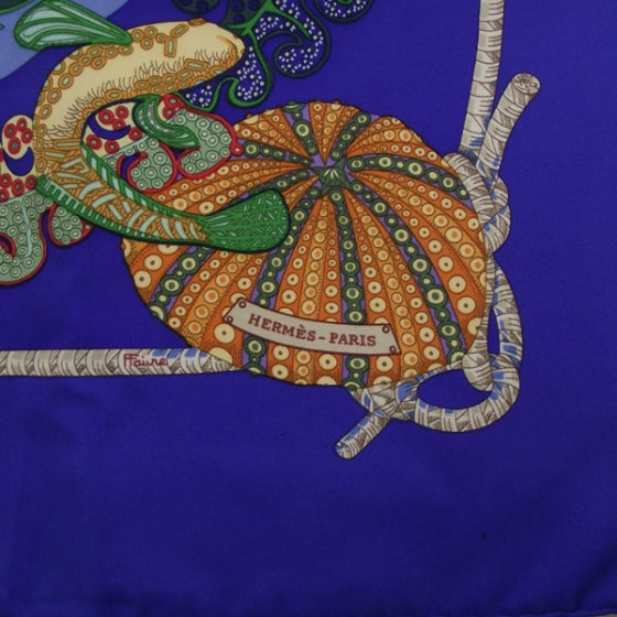 Silk Grand Fonds Scarf 90