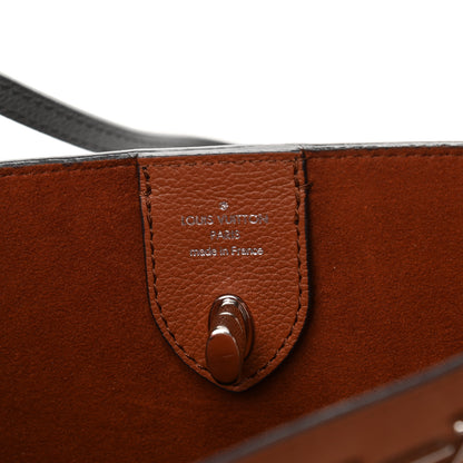 Louis Vuitton Calfskin Lockme Go Tote Caramel Creme Black 5 of 13