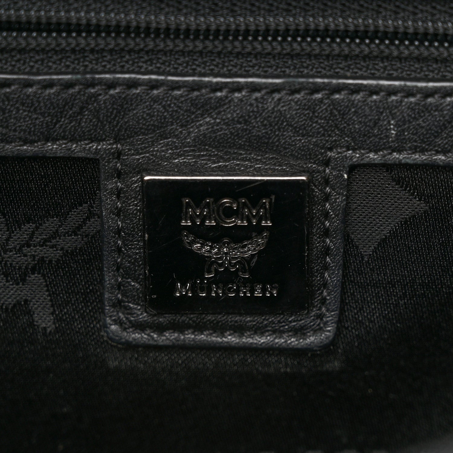 MCM Visetos Studded Small Dual Stark Backpack Black 6 of 15