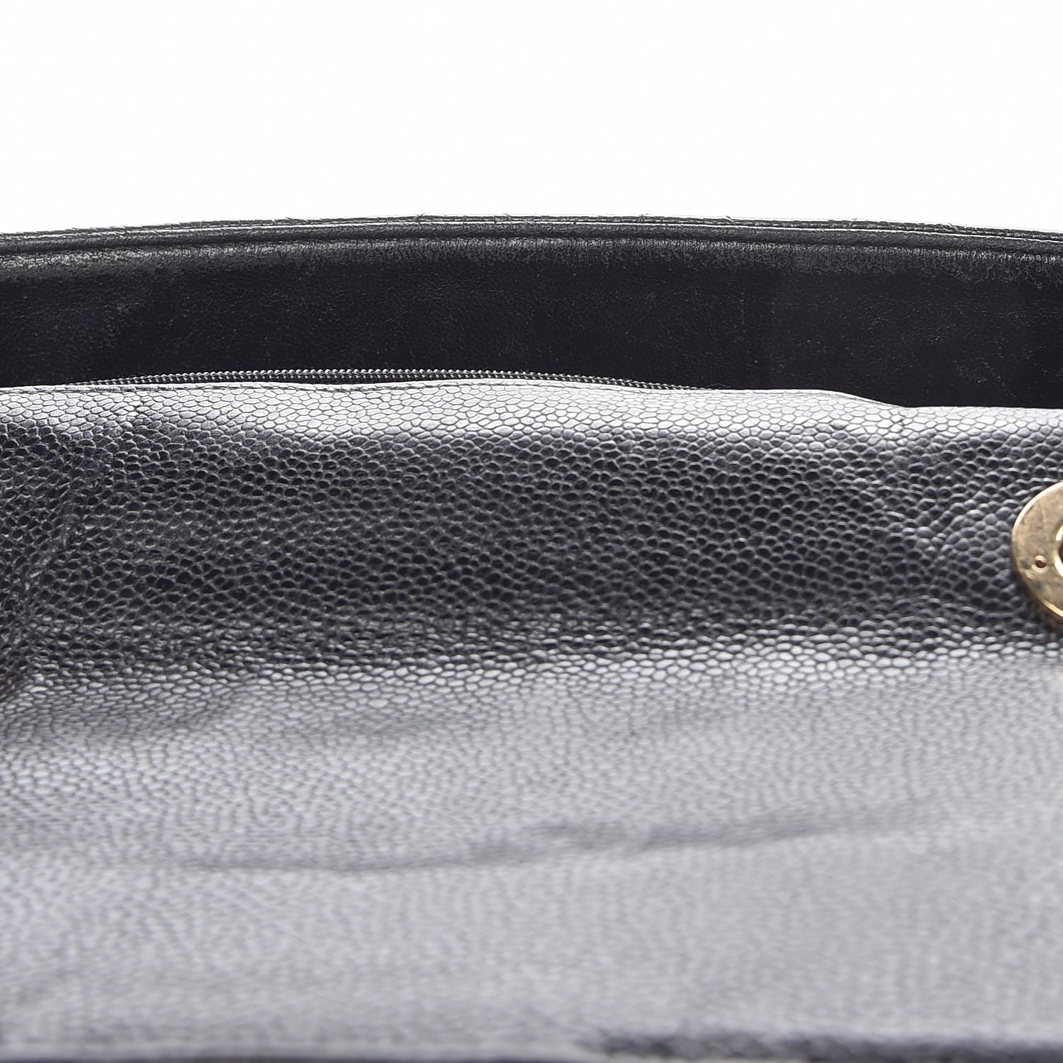 Chanel Caviar Quilted Jumbo Single Flap Black 15 of 20