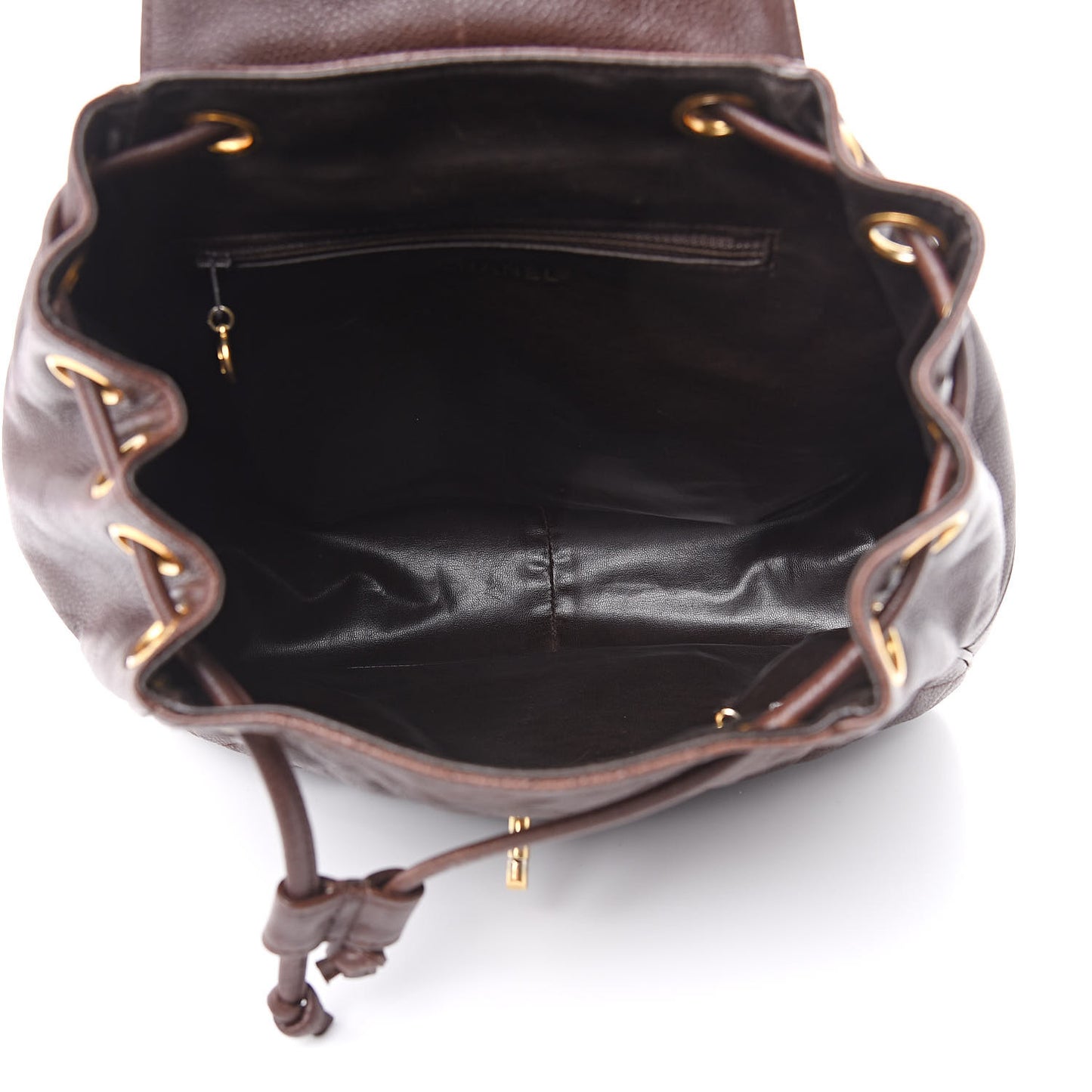 Caviar Quilted CC Backpack Brown