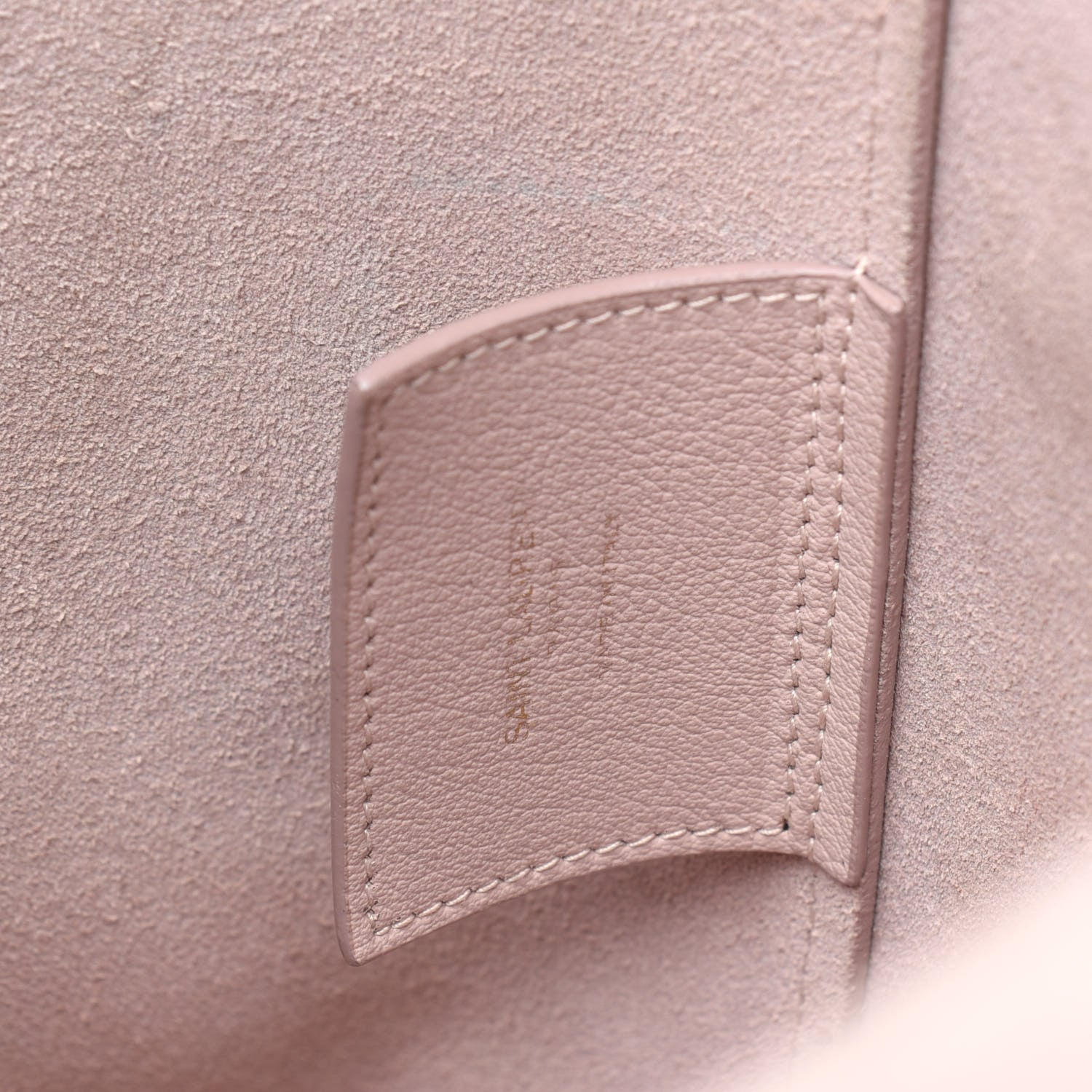 Saint Laurent Calfskin Large Shopping Tote Pale Blush 12 of 49
