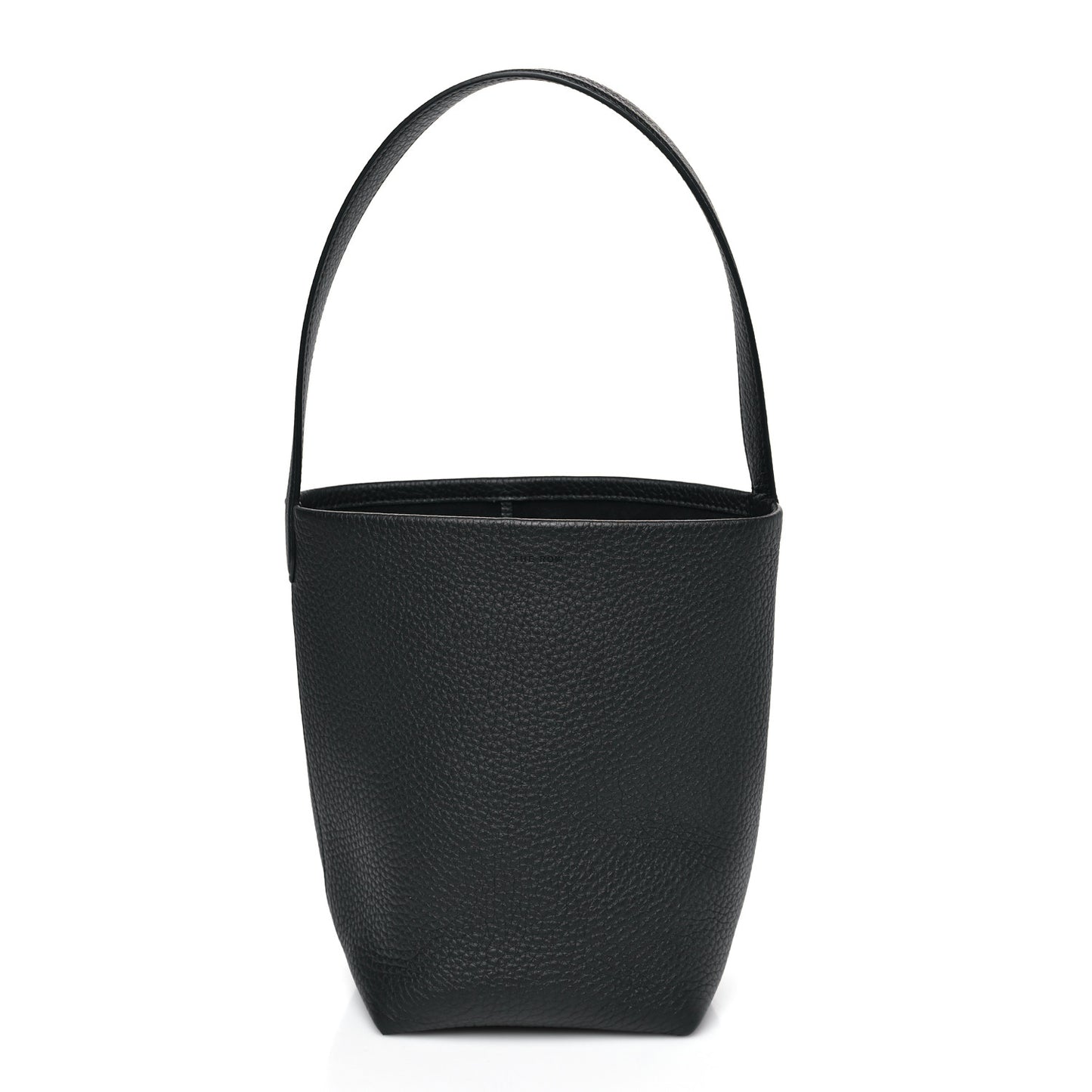 Grained Calfskin Small N/S Park Tote  Black