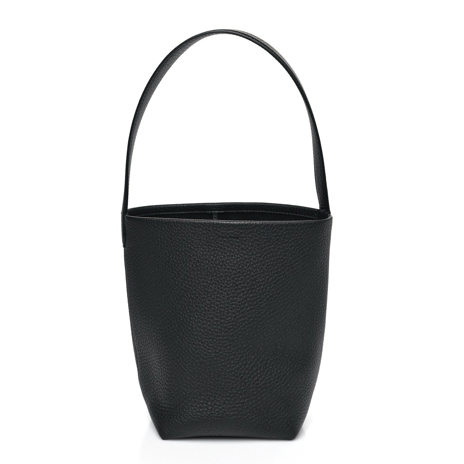 The Row Grained Calfskin Small N/S Park Tote  Black 1 of 9