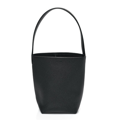The Row Grained Calfskin Small N/S Park Tote  Black 1 of 9