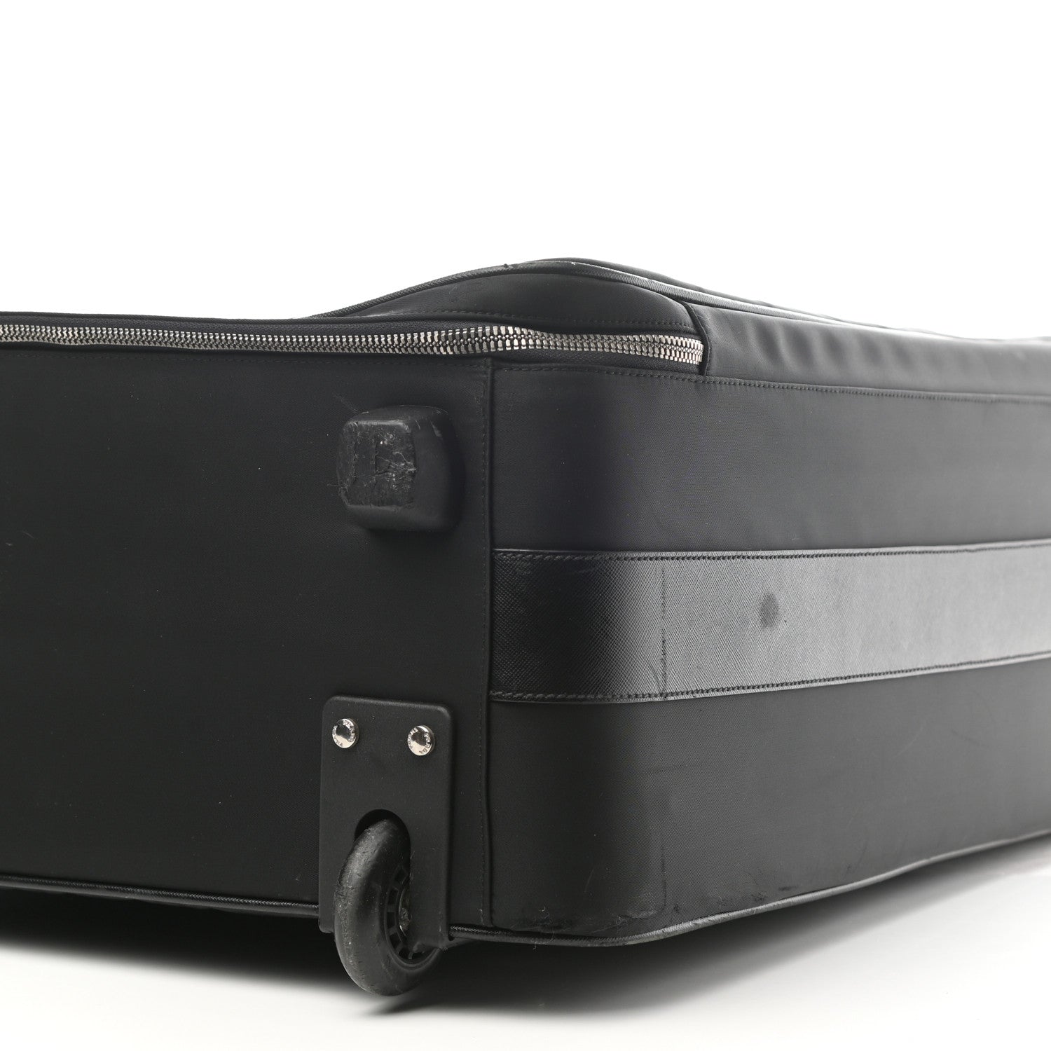 Prada Tessuto Nylon Saffiano Suitcase Black 8 of 13