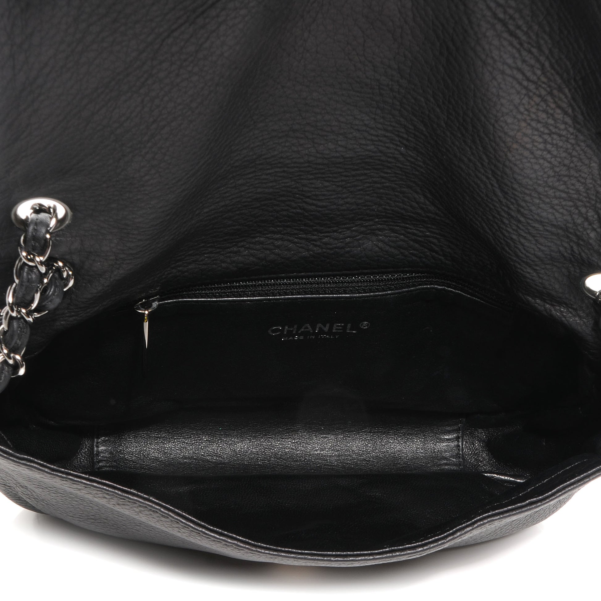Chanel Deerskin Luxe Ligne Small Flap Bag Black 5 of 7