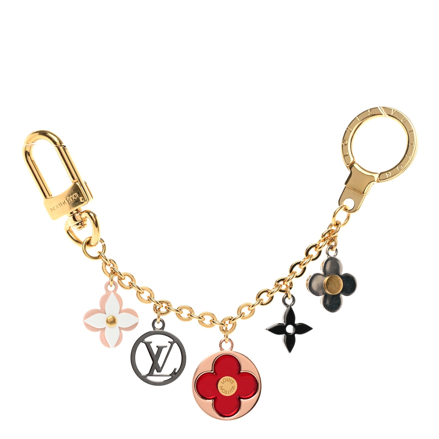 Preppy Flowers Bag Charm Chain Multicolor