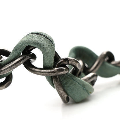 Chanel Iridescent Calfskin Glint Flap Green 12 of 15