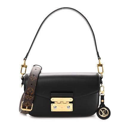 Louis Vuitton Calfskin Monogram Swing Black 1 of 10