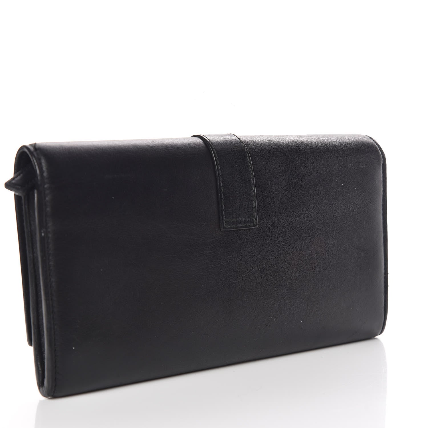Saint Laurent Calfskin Classic Y Ligne Clutch Black 3 of 13