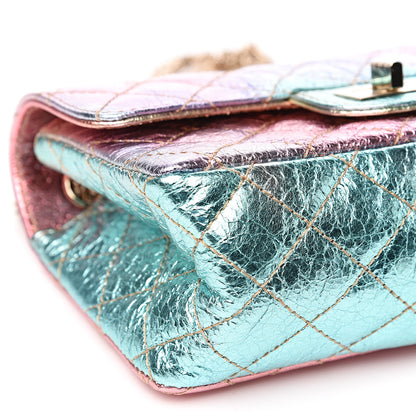 Chanel Metallic Goatskin Quilted Mini 2.55 Reissue Flap Multicolor 7 of 9