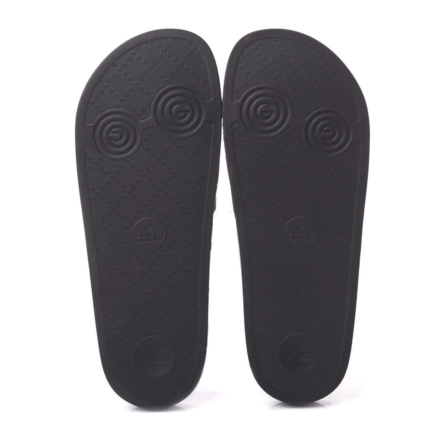 Rubber Web Mens Pool Slide Sandals 8 Black Mystic White Hibiscus Red Marine