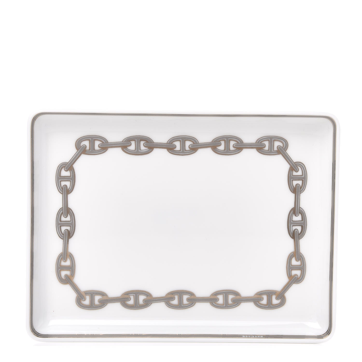 Hermes Porcelain Chaine d'Ancre Sushi Plate 1 of 5