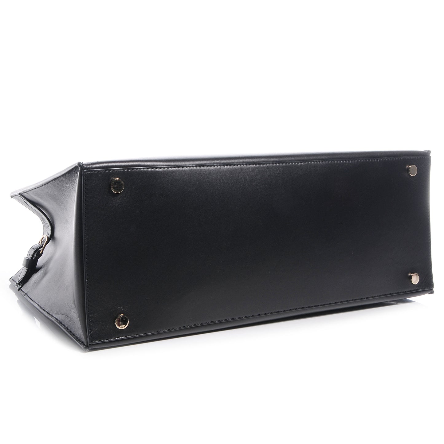 Calfskin Padlock Nude Work S Elaphe Snakeskin Top Handle Black