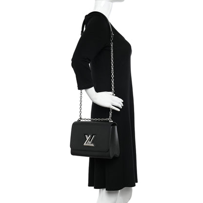 Louis Vuitton Epi Twist Shoulder Bag MM Black 2 of 9