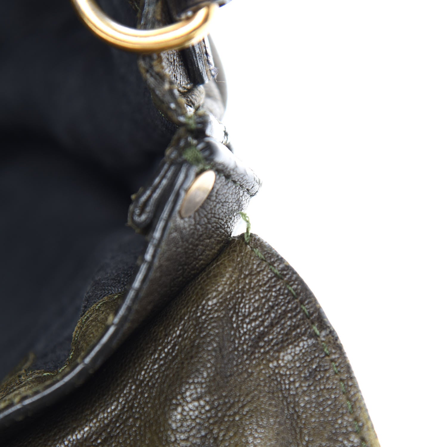 Proenza Schouler Lambskin Medium PS1 Satchel Dark Olive 13 of 20