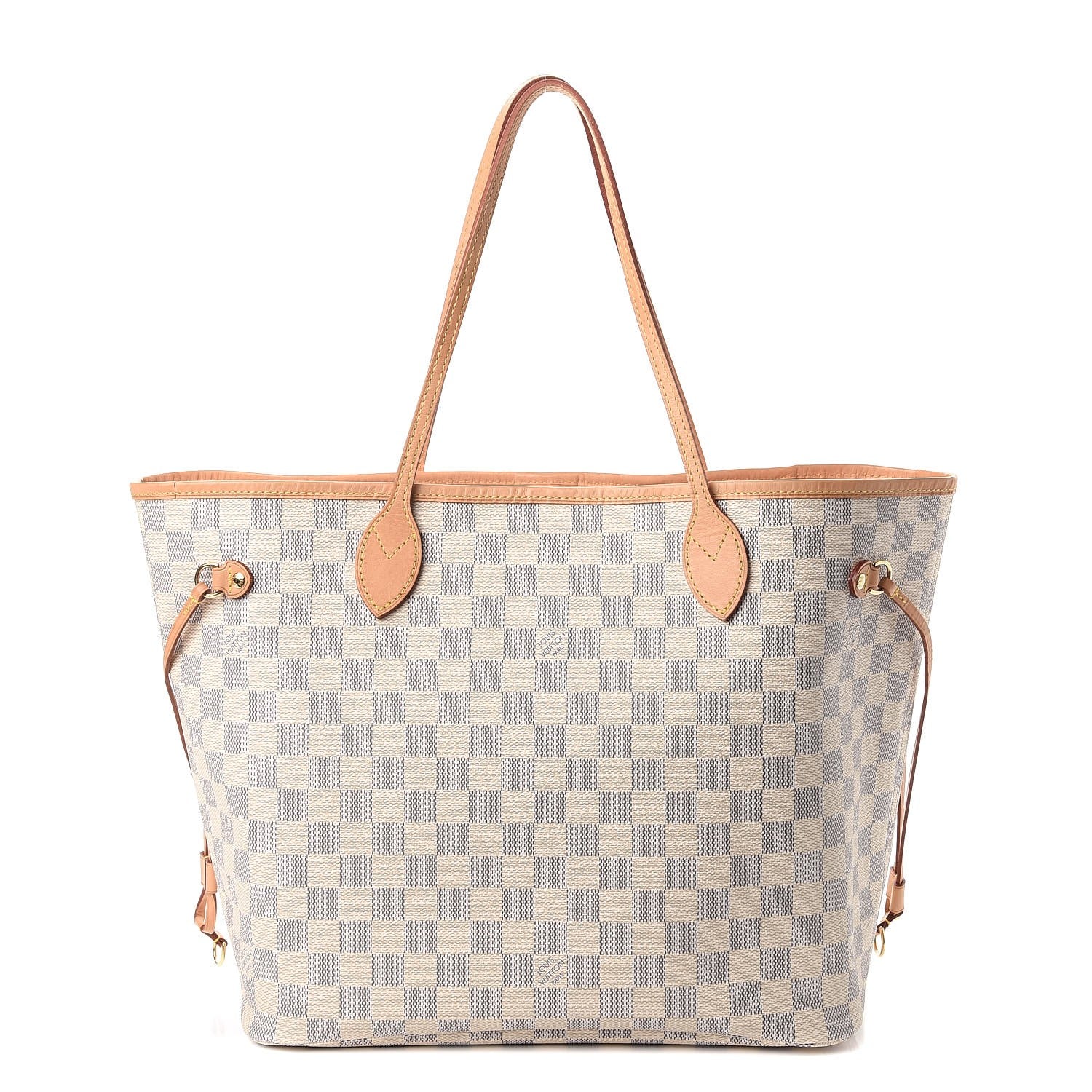 Louis Vuitton Damier Azur Neo Neverfull MM Rose Ballerine 1 of 12