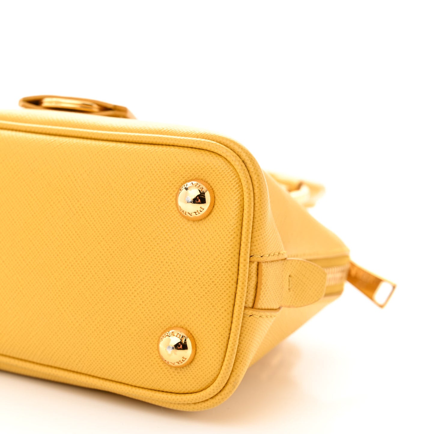 Saffiano Lux Mini Promenade Tote Yellow
